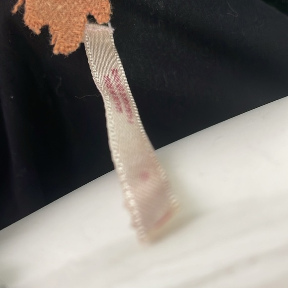 Free People Top Tunic Lace Blouson Black Size Small Long Dolman Sleeves - Picture 8 of 8